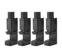 Cpolebev Supporto per Morsetto Universale da 4 Pezzi, Regolabile, In Plastica Nera, per Display LCD, Clip di Fissaggio per Tablet