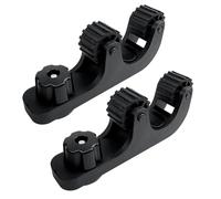 Cpolebev Supporto per Pagaia per Kayak da 2 Pacchi, Accessori per Montaggio su Pista per Kayak Supporto per Pagaia per Kayak con Bulloni con Filettatura più Lunga