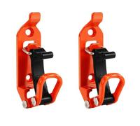 Cpolebev Supporto per Pala da 2 Pezzi per Portapacchi, Kit di Morsetti In Gomma e Accessori per Auto A Sgancio Rapido