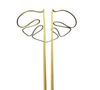 Cpolebev Supporto per Piante A Forma di Monstera, Riutilizzabile, In Lega, Supporto per Stelo per Piante, Supporto per il Mantenimento Delle Piante, D
