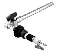 Cpolebev Supporto per Piatti Pieghevole Gamba Estensibile per Batteria Jazz, Accessori per Batteria, Supporto per Batteria Professionale