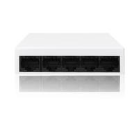 Cpolebev Switch Ethernet di Rete Non Gestita 100M Hub di Commutazione LAN RJ45 Veloce Switch Ethernet Smart Desktop A 5 Porte Spina UE Durevole Facile da Installare Facile da Usare