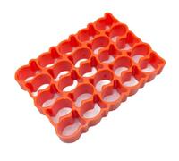 Cpolebev Tagliabiscotti per Cracker di Pesce Dorato, Mini Tagliabiscotti per Pesce da 25 Pezzi, Tagliabiscotti per Pesce Dorato per Cracker, Piccoli Dolcetti In Plastica B