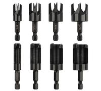 Cpolebev Tagliapasta per Spine, Set di 8 Pezzi con Attacco Esagonale da 1/4 Pollici, Utensile da Taglio Dritto e per Spine di Legno.
