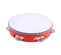 Cpolebev Tamburello Musicale da 8 Pollici con Percussioni Rotonde per KTV Red