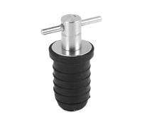 Cpolebev Tappo di Scarico per Barche Marine Vite con Impugnatura Un T Tappo di Scarico nel Gomma Regolabile, 19 Mm