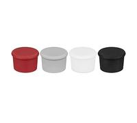 Cpolebev Tappo per Bottiglia Universale: 4 Coperchi per Bottiglia in Silicone per Tappo per Vino e Tappo per Birra - Tappi per Bottiglia in Silicone per Bottiglia di Vino
