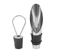 Cpolebev Tappo per Vino nel Acciaio Inossidabile Versatore per Vino nel Metallo Scarico per Vino Set per Vino da Casa Tappo per Vino Tappo per Champagne