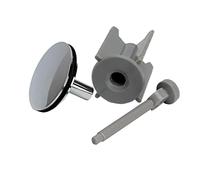 Cpolebev Tappo Universale per Lavabo Tappo Un Scomparsa da 40 Mm Tappo di Scarico di Ricambio Tappo di Scarico Un Sollevamento Manuale Regolabile Rimovibile