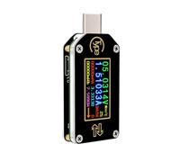Cpolebev TC66C Tipo C PD Trigger Plastica Tipo C PD Trigger USB Voltmetro Amperometro Voltaggio Multimetro Misuratore di Corrente A 2 Vie con Bluetooth