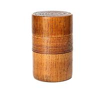 Cpolebev Teiera nel Legno Set da tè Fatto Un Mano Set da tè Portatile da Viaggio Conservazione del tè Candy Nut di caffè nel Polvere Scatola Sigillata, 1 Pz