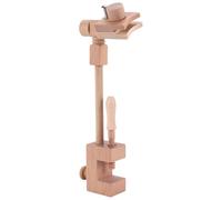 Cpolebev Telaio da Ricamo con Morsetto, Supporto per Telaio nel Legno per Tutti I Tavoli Adatto Un Punto Croce Circolare, Punto Croce con Cornice, Supporto per Ricamo