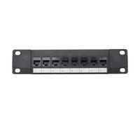 Cpolebev Telaio di Ethernet per di Rete RJ45 per Pannello Patch CAT6 a 8 Porte Diritte