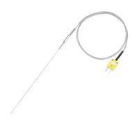 Cpolebev Termocoppia Tipo K con Spina, Sonda Sensore Temperatura Misuratore da -50 A 1100°C, Filo da 3,3 Piedi 2,5x300 mm