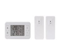 Cpolebev Termometro A Trasmissione Wireless LCD Allarme Digitale Frigorifero Congelatore Sensore di Temperatura Elettronico Interno Esterno