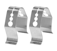 Cpolebev Termometro per Carne nel Stile Un Universale Supporto per Clip per Sonda Letture della Temperatura Barbecue per Affumicatore Forno Grill, Set di 2