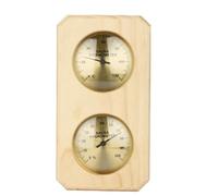 Cpolebev Termometro per Sauna 2 In 1 Igrotermografo per Sauna In Legno Termometro e Igrometro Celsius per Interni per Hotel o Sauna Facile da Installare Facile da Usare