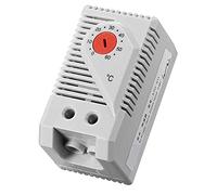 Cpolebev Termostato Meccanico, Kto011 0-60Celsius Regolabile Compatto Normalmente Chiuso (Nc) Interruttore Regolatore di Temperatura, Rosso