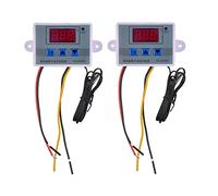 Cpolebev Termostato per Microcomputer Termoregolatore Interruttore di Controllo Della Temperatura Caldo Regolatore di Temperatura Regolatore di Temperatura del Display Digitale