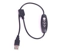 Cpolebev Termostato Riscaldatore Termoregolatore USB 5V-12V 3 Velocità Regolabile 24W