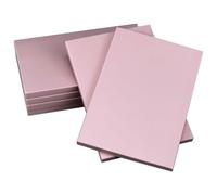 Cpolebev Timbro In Blocco di Gomma, Blocchi di Linoleum per Intaglio In Gomma Rosa, per Stampe e Altri Lavori Artigianali, Confezione da 6