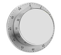 Cpolebev Timer da Cucina con Frutta Gialla, Timer per Uova, Timer da Cucina, Timer, Acciaio Inossidabile Magnetico, Perfetto per Cucinare, Studiare, Ecc.