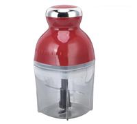 Cpolebev Tritacarne, Robot da Carne Design Ergonomico ABS Acciaio Inossidabile capacità 500 Ml per Cucina per Uso Domestico Spina Europea Rosso