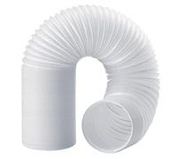 Cpolebev Tubo di Scarico 130 Mm, Tubo di Scarico per Aria Condizionata, Tubo nel PVC, Tubo Aria Condizionata, Tubo di Ventilazione, Retrattile 2 M
