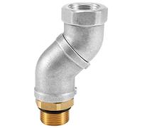 Cpolebev Tubo Flessibile del Carburante da 1 Pollice Girevole 360 Connettore Rotante per Ugello del Carburante Girevole per Aereo Carburante Multipiano