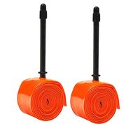 Cpolebev Tubo per Pneumatici per Bicicletta da Strada 2 Pezzi 700 X 18-32C, Lunghezza 65 Mm, Tubo Francese Super Leggero