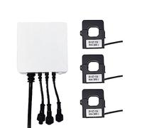 Cpolebev Tuya Smart Life Single 3 Phase WiFi Energy KWH Meter 80A Power Clamp Trasformatore di Corrente Monitoraggio 'Utilizzo 'Alimentazione