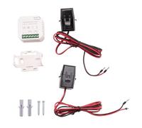 Cpolebev Tuya Smart WiFi Contatore di Energia 80A con Morsetto Trasformatore di Corrente KWh Monitor Potenza Statistiche Elettricità 90-250V(2CT)