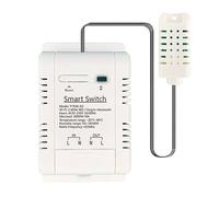 Cpolebev Tuya Smart WiFi Switch 3000W 16A 94x57x32mm Termostato Wireless Monitoraggio Temperatura e Umidità