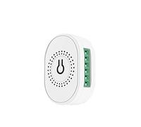 Cpolebev Tuya Smart WiFi Ventilatore Ventilatore da Soffitto Switch Module Dual-Mode Reset Voice Switch Controller per Home Bianca