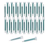 Cpolebev Ugello di Miscelazione Epossidica da 40 Pezzi Ugello di Miscelazione Elettrostatico Punta un Cartuccia 50 Ml/1,7 Once (Rapporto 1:1/1:2) 16 Elementi