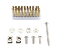 Cpolebev Ugello per Pulizia Stampante 3D Kit per Pulizia Spazzolino in Filo di Rame per 2.4/Trident Hotend Ugello per Pulizia Durevole