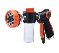 Cpolebev Ugello per Tubo da Giardino, 8 Modelli di Spruzzatore per Tubo Ad Alta Pressione, Spruzzatore per Tubo da Giardino con Erogatore di Sapone