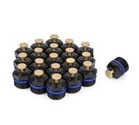 Cpolebev Ugello Spruzzatore Atomizzante da 20 Pezzi 1/2 Pollice Nebulizzazione da Giardino 360 Gradi Ugello per Prato Agricolo Nero