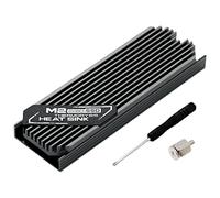 Cpolebev Ultrathin M.2 SSD Dissipatore di M2 2280 Solid State Hard Disk Alluminio Dissipatore di Raffreddatore Pad Termico Grigio