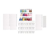 Cpolebev un Sublimazione Blanks Bulk 120PZ Blanks Set con Rettangolo Sublimazione Blanks, per DIY Crafting