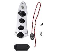 Cpolebev Universal 5 Jazz -08 Loaded Control Plate per Accessori di Ricambio per Basso A 4/5 Corde