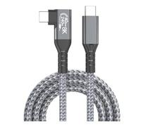 Cpolebev USB 4 90° 40 Gbps Dati USB4 Tipo C Ricarica Rapida PD 240 W, Trasferimento Video 8K 1,5 M