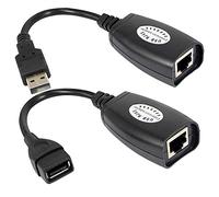 Cpolebev USB un RJ45 RJ 45 Adattatore di Estensione del LAN Extender Amplificatore di Segnale da USB un Porta di Rete