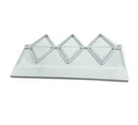 Cpolebev Utensili da Cucina Gnocchi Maker 3 Triangolo Stampo per Pierogies Samosa Ravioli Gnocco Pie Empanada Meatball Maker