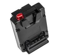 Cpolebev V Mount V-Lock Batteria A NP-F F550 F570 F750 F970 Piastra Adattatore Batteria Nera D-Tap per Monitor con Luce LED V-Mount