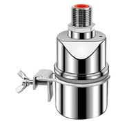 Cpolebev Valvola di Controllo Automatico del Livello 'Acqua Valvola A Sfera Galleggiante In Acciaio Inossidabile da 1/2 Pollice Adatta per Vasca da Bagno Dritta con Clip