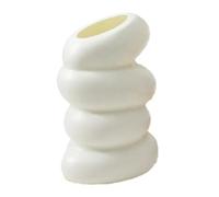 Cpolebev Vaso A Spirale in Plastica Vaso Idroponico Decorazione Vaso per La Casa Vasi Decorativi per Fiori Decorazione Bianca