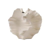 Cpolebev Vaso di Corallo Arte Contenitore per Fiori Vaso di Erba di Pampa Soggiorno Centrotavola da Tavolo Decor Crema Un Durevole di Alta qualità