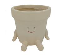 Cpolebev Vaso per Fiori con Viso Sorridente, Vaso per Piante Divertente per Piante da Interni Ed Esterni, Fioriere con Testa Decorativa B