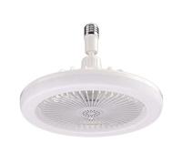 Cpolebev Ventilatori da Soffitto con e Lampada Ventilatore Convertitore E27 Base Ventilatori da Soffitto per Camera da Letto Soggiorno
